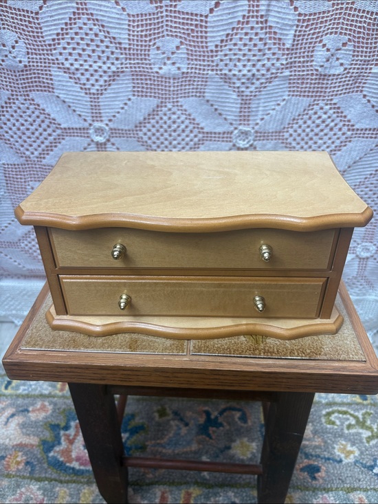 Other - Vintage Wooden Musical Jewelry Box